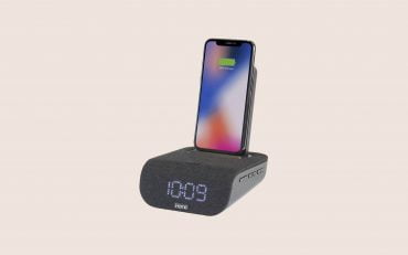 iBTW20 USB and Wireless Charging Bluetooth Dual Alarm Clock