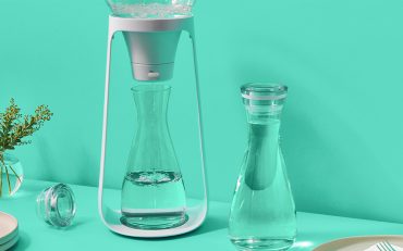 Kor Waterfall Water Filter in Green Background