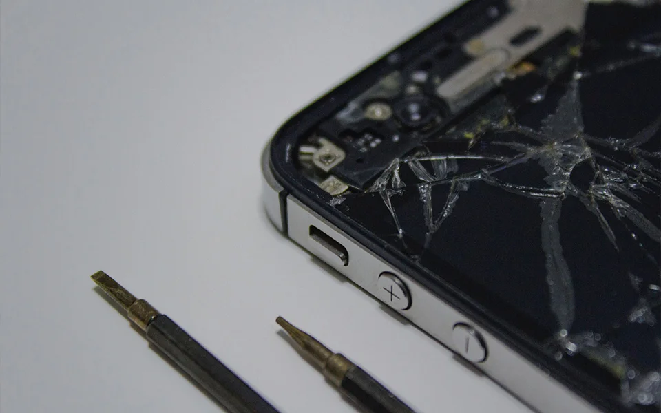 Crack phone screen
