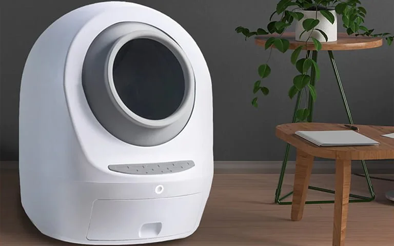 Leo’s Loo Too Covered Automatic Self-Cleaning Cat Litter Box