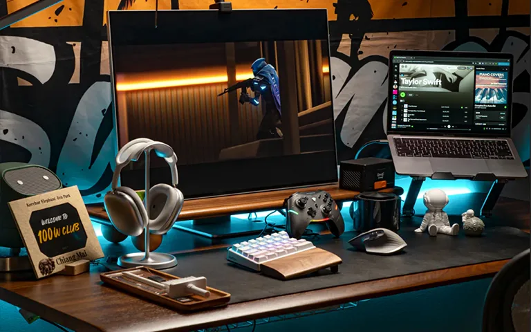 NocFree Lite Wireless Split Gaming Keyboard Set up