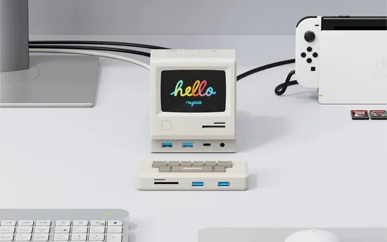 RayCue 128K Retro Multifunctional Dock with Display