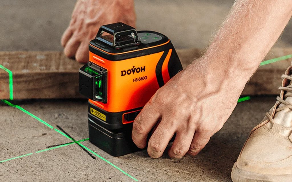 Dovoh H3-360G Outdoor Laser Level with 400ft Precision Range