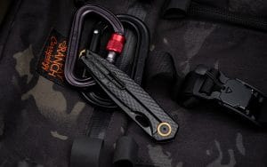 GiantMouse ACE REO Black and Brass EDC Knife