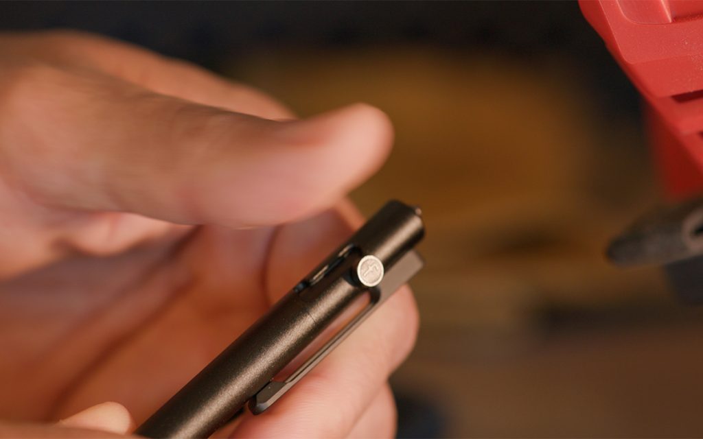 The Fisher Space Pen Measure Twice is a bolt-action