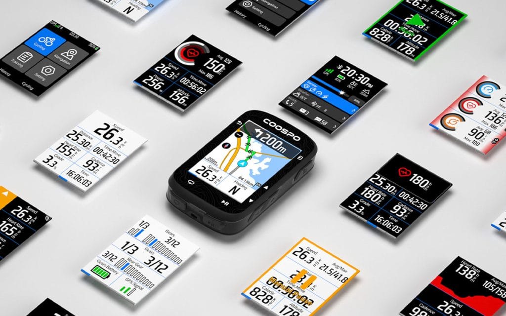 Coospo CS600 Bike Computer Drives 36h GPS Navigation