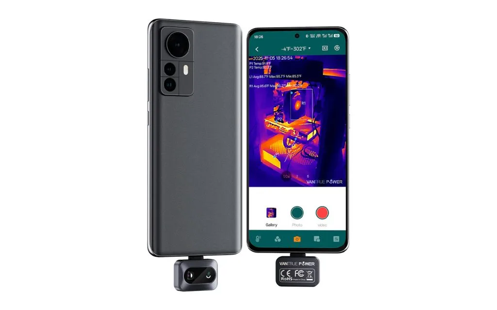 Vantrue Power Thermal Camera for Andriod